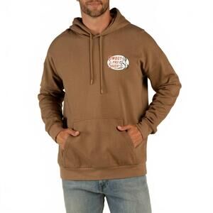 NEW SENDERO PROVISIONS CO. cowboy pro shop hoodie in light brown